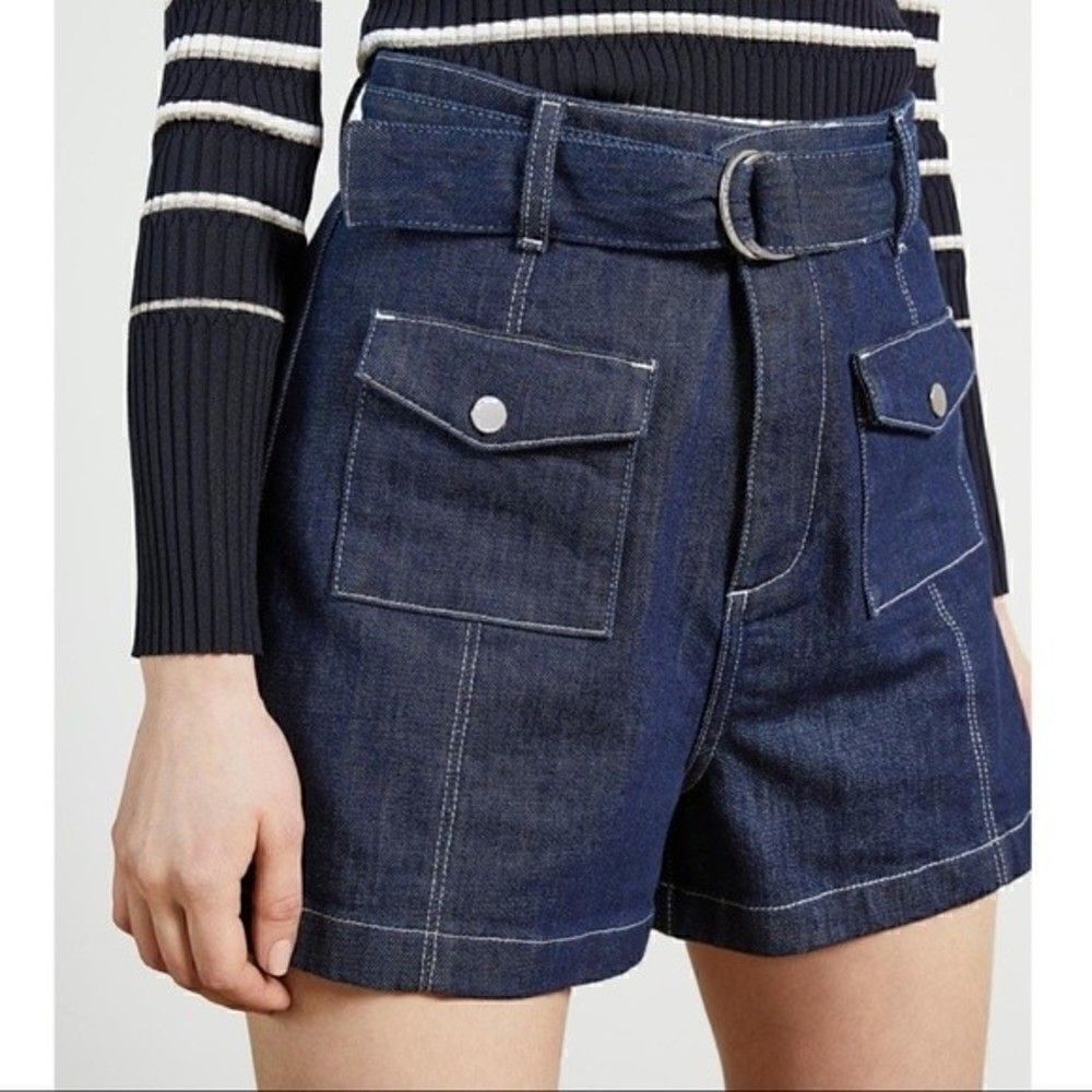 TED BAKER Patch Pocket Denim Shorts